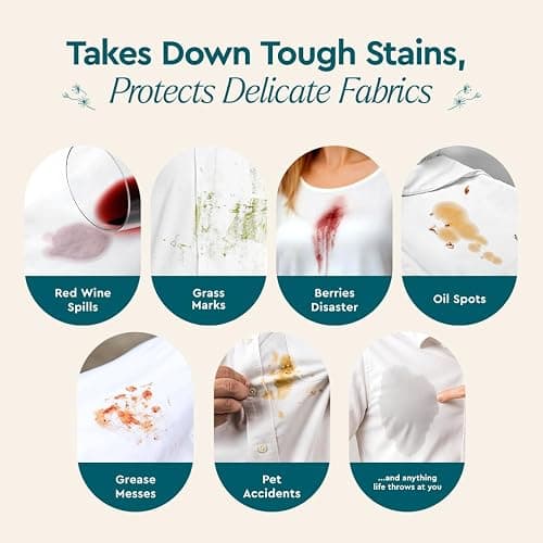 Puracy Laundry Stain Remover Brush for Tough, Deep, and Aged Clothing Stains, with Vegan Bristles for Safe and Effective Stain and Odor Elimination thumbnail 3