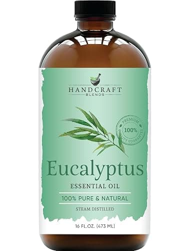 Handcraft Blends Eucalyptus Essential Oil in Glass Bottle – Huge 16 Fl Oz – 100% Pure and Natural – Premium Grade Oil for Diffuser and Aromatherapy, Skin, Massage, Candle and Soap Making Fragrance - Image 1