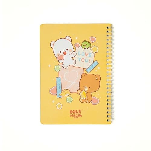 Happy Memories Sticker Collecting Book 100 Pages Authentic Milk Mocha Bear Merchandise Hardcover Album Waxed Paper for Collectors Kids Stickers Holder Storage Organizer Blank Release Sheets Cute thumbnail 3