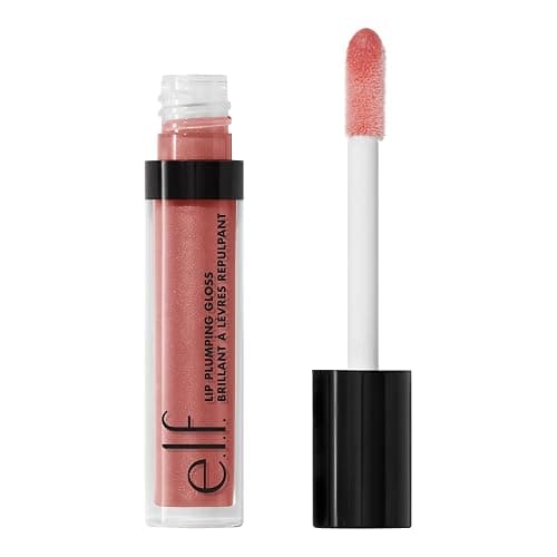 e.l.f. Lip Plumping Gloss, High-Shine Sheer Color, Hydrates & Creates Fuller Lips With Vitamin E, Vegan & Cruelty-Free, Sweet Talker, 0.1 Fl Oz - Image 1