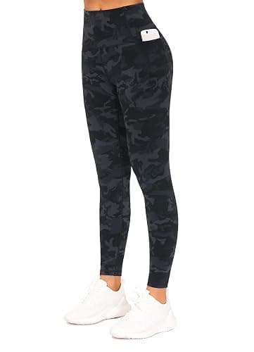 THE GYM PEOPLE Tummy Control Workout Leggings with Pockets High Waist Athletic Yoga Pants for Women Running, Fitness thumbnail 2