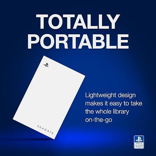 Seagate Game Drive for PlayStation® Consoles 5 TB External Hard Drive - USB 3.2 Gen 1, Officially-License (STLV5000100) thumbnail 8