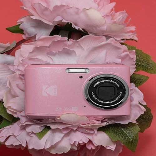 Kodak PIXPRO FZ45 16MP Point and Shoot Digital Camera with 4X Optical Zoom - Compact 27mm Wide Angle Lens for Clear Photos - 2.7 Inch LCD Screen for Families and Travelers - Pink thumbnail 6
