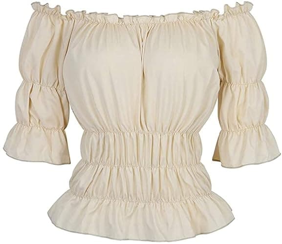Grebrafan Steampunk Corsets Skirt Blouse Set Tight Lace Corset Outfits for Women thumbnail 6