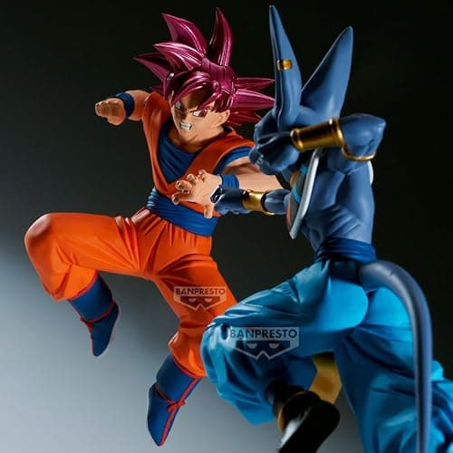 Banpresto - Dragon Ball Super - Super Saiyan God Son Goku (vs Beerus), Match Makers Figure thumbnail 7