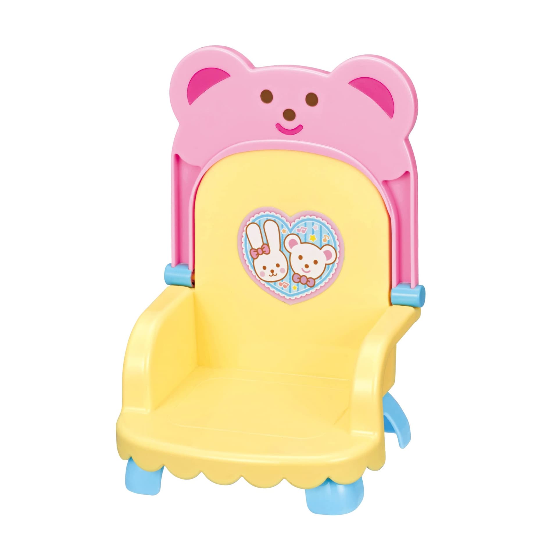 Mell-chan Care Accessory, Bear Baby Chair 1851582 Pink & Mell-chan Care Accessory Mell-chan Kids' Plate (Set Purchase) thumbnail 4