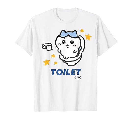 Toilet Time Chikawa Meme Tee T-Shirt - Image 1
