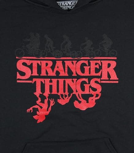 Stranger Things Adult Men's Upside Down Demogorgon Evolution Pullover Hoodie thumbnail 2