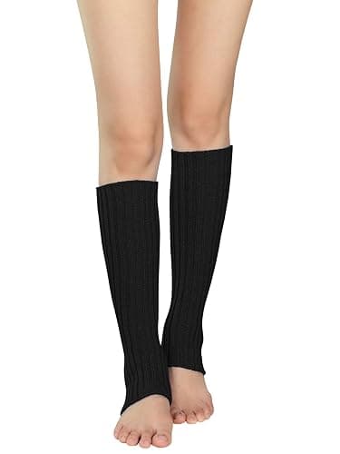 American Trends Women’s Neon Knitted Leg Warmers for 80s Party Dance Yoga | Stay-Up, Soft & Stretchy, Comfortable & Warm, Party Costume Accessories, Layer with Fashion Outfits, Cosplay Dance & Workout thumbnail 2