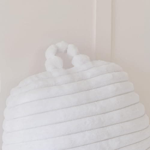 Yaoshuho Large Reading Pillow for Adults, Back Support Pillow for Sitting Up in Bed with Arms, Couch for Lounging Bedrest, White thumbnail 7