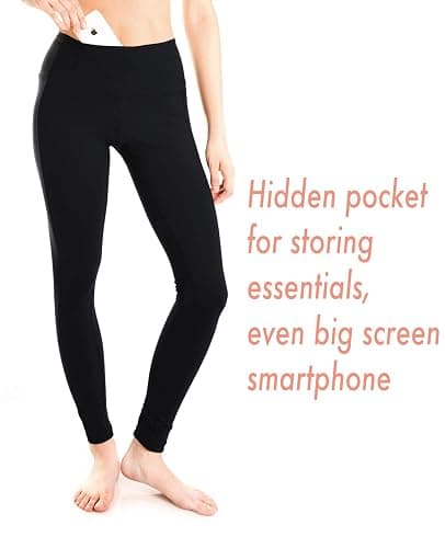 Yogipace Petite Women's High Waisted Yoga Leggings Workout Gym Active Pants thumbnail 4
