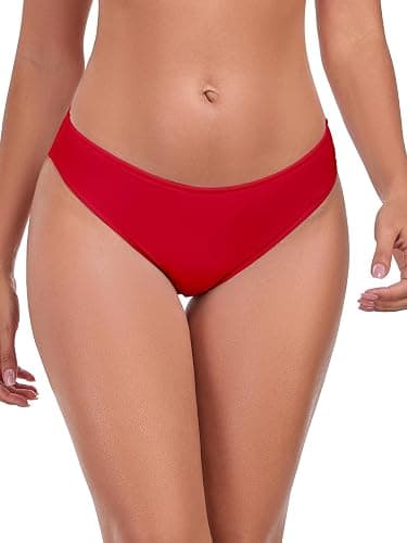 Ocean Blues Women's Low Waisted Bikini Bottom Full Coverage Swim Bottom thumbnail 3