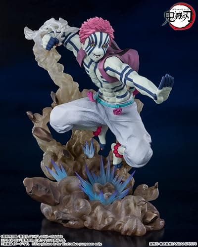 TAMASHII NATIONS - Demon Slayer: Kimetsu no Yaiba - Akaza Upper Three, Bandai Spirits FiguartsZERO Collectible Statue thumbnail 2