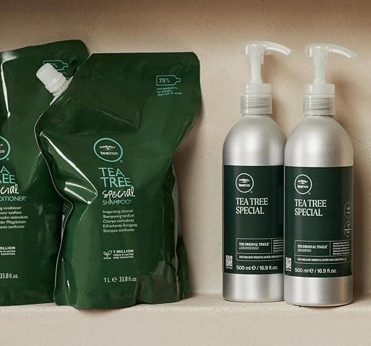 Tea Tree Special Conditioner, Detangles, Smooths + Softens, For All Hair Types - 33.8 Fl Oz (Pack of 1) Pouch thumbnail 6