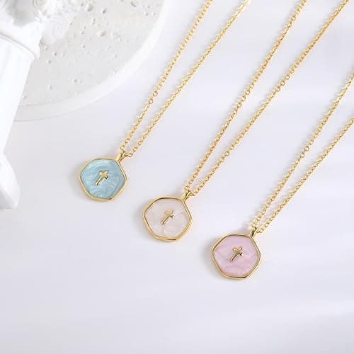 SERYNOW Small Cross Necklace for Women, Dainty 14K Gold Plated Cross Pendant Necklace, Everyday Simple Cross Charm Choker Minimalist Religious Jewelry Cute Trendy Gifts thumbnail 6