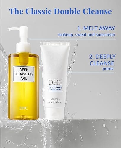 DHC Deep Cleansing Oil, Facial Cleansing Oil, Makeup Remover, Cleanses without Clogging Pores, Residue-Free, Fragrance and Colorant Free, All Skin Types, 6.7 fl. oz. thumbnail 11