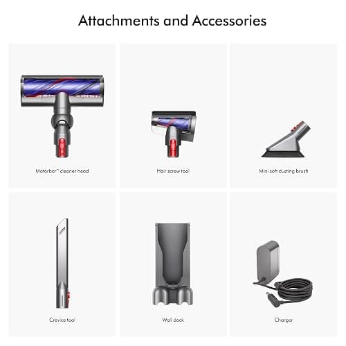 Dyson V8 Plus Cordless Vacuum, Cleans Hard Floors and Carpets, Detangles, Converts to Handheld, 115AW, 2 Power Modes, Up to 40 Minutes¹ thumbnail 3