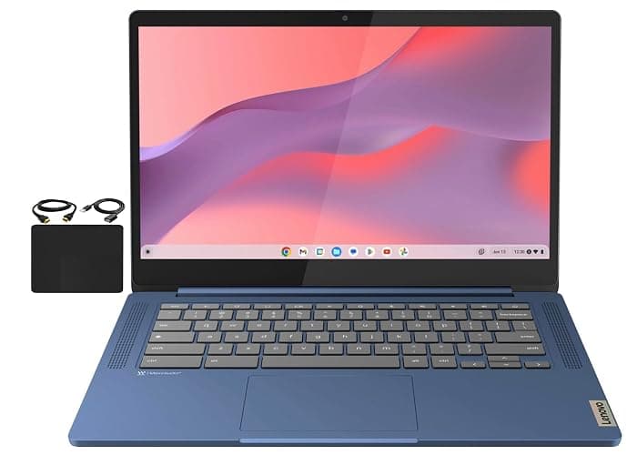 Lenovo Flagship Chromebook, 14'' FHD Touchscreen Slim Thin Light Laptop Computer, 8-Core MediaTek Kompanio 520 Processor, 4GB RAM, 64GB eMMC, WiFi 6,Chrome OS, Abyss Blue - Image 1