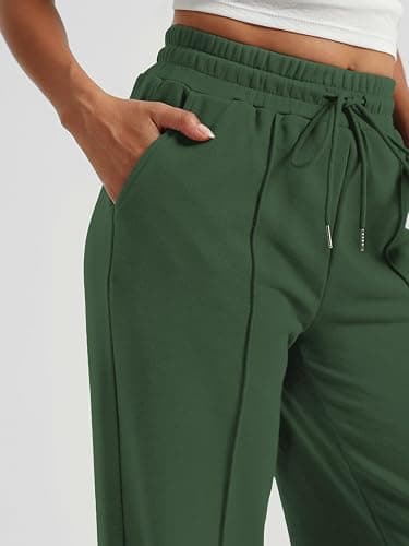 AUTOMET Womens Wide Leg Sweatpants Baggy Lounge Travel Pants Fall Fashion Outfits 2025 Winter Clothes Joggers thumbnail 5