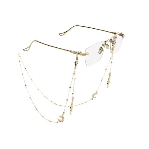 shionreiy Stylish Women's Glasses Chain - Eyeglass & Sunglasses Chains Holder for Around Neck, Eyewear Retainer Strap thumbnail 2