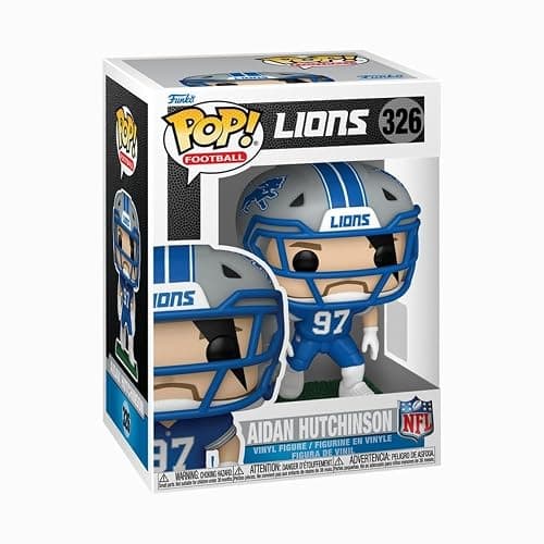 Funko NFL Lions Aidan Hutchinson Pop! thumbnail 3