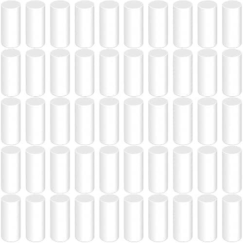 Lekgavd 50 Pcs Mechanical Pencil Eraser Refills, White Refill Erasers for Propelling Pencils, Universal Traceless Eraser Replacement for Office Notebook Drafting - Image 1