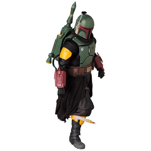 MAFEX No.201 Boba Fett (TM) Recovered Armor Action Figure Total Height Approx. 6.3 inches (160 mm), Non-Scale, Painted thumbnail 14