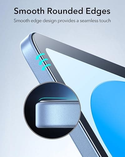 ESR 2 Pack Screen Protector for iPad A16 11th/10th Gen 11/10.9 Inch, 9H | 2025/2022,Tempered Glass with Alignment Frame, Anti-Scratch, Bubble Free, HD Clarity, Apple Pencil Support thumbnail 9