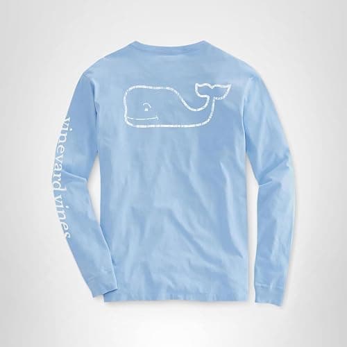 Vineyard Vines Girls Vintage Whale Long-Sleeve Pocket Tee thumbnail 4