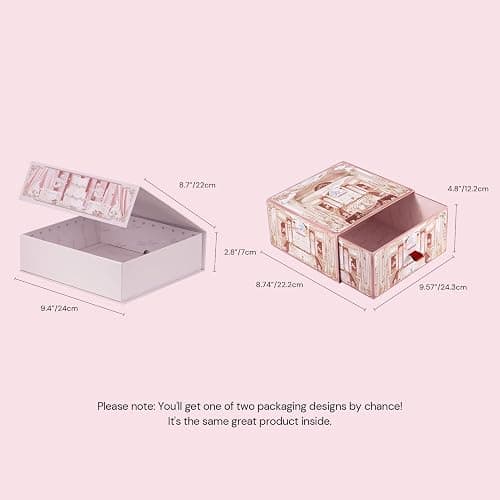 Flower Knows Strawberry Cupid 12-Piece Makeup Gift Box Set,Lip Cream×2+Liquid Blush×2+Makeup Palette×1+Hand Mirror×1+Solid Perfume×1+Hair Clip×1+Cushion Powder Puff×2+Eyeshadow Brush×1+Gift Box×1 thumbnail 3