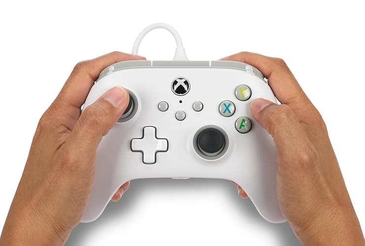 PowerA Wired Controller for Xbox Series X|S - White, gamepad, video game / gaming controller, works with Xbox One thumbnail 5