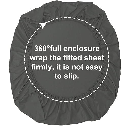 FLXXIE Twin Fitted Sheet Only - Bottom Sheet - Microfiber Deep Pocket up to 15inch Tiwn Fitted Sheet - Soft and Wrinkle, Fade, Shrinkage Resistant Fitted Bed Sheet, Dark Grey thumbnail 6