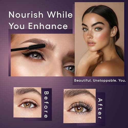 Prosa Mascara Set - Volume & Micro-Fiber - Waterproof Mascaras - Lengthening, Mexican Mascara, Smudge Resistant, Long Lasting, Clump-Free Formula for a Natural, Full Lash Look (3 Pack) thumbnail 3