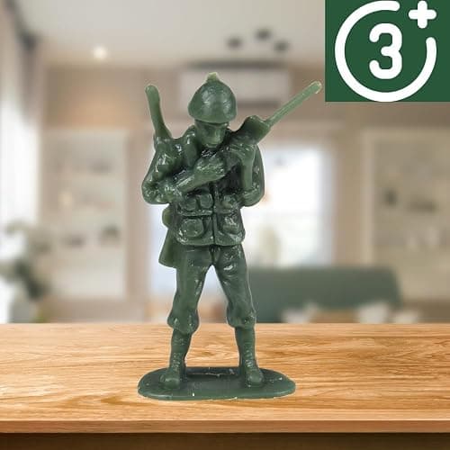 U. S. Toy DELUXE BAG OF CLASSIC TOY GREEN ARMY SOLDIERS - 36 Pc. (USTVL47) thumbnail 2