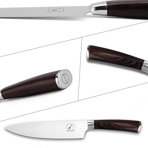 imarku Japanese Chef Knife - Sharp Kitchen Knife 8 Inch Chef's Knives HC Steel Paring Knife, Gifts for Men and Women, Christmas Gifts for Mom or Dad, Kitchen Gadgets with Gift Box, Gyutou Knives thumbnail 6