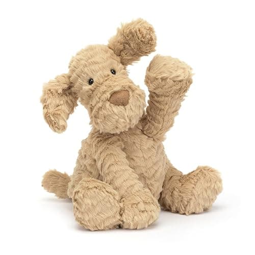 Jellycat Fuddlewuddle Puppy Stuffed Animal, Medium 9 inches - Dogs and Puppies Plush Toy - Classic Children's Gift - Puppy thumbnail 3