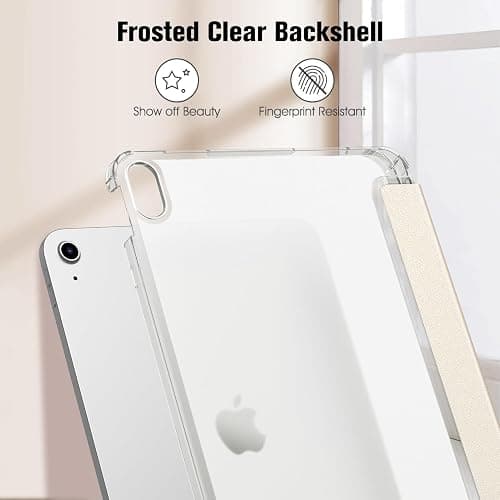 FINTIE Case for iPad (A16) 11th Generation 11 Inch (2025), iPad 10th Generation 10.9 Inch (2022) - Ultra Slim Cover with Matte Back Shell Built-in Pencil Holder, Auto Wake Sleep, Starlight thumbnail 6