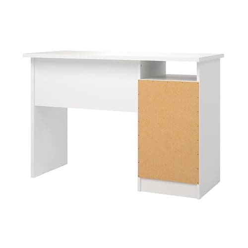 Tvilum 4-Drawer Desk, Modern White Office Writing Desk with Storage, Compact and Functional Desk for Home or Office thumbnail 6