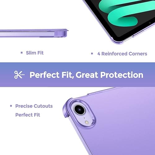 ProCase Smart Case for iPad mini 7 A17 Pro 2024/iPad Mini 6 2021 8.3 Inch iPad mini 7th/6th Gen Case, Hard Back Cover for iPad mini 8.3" 7th Gen A2995/A2996/A2993/6th Gen A2567 A2568 A2569 -Purple thumbnail 6