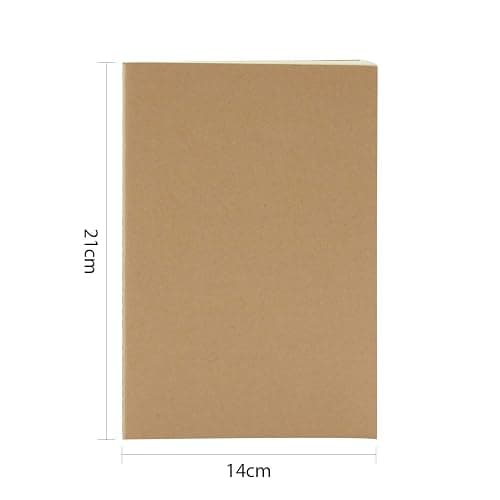 VEESUN Set de 10 Cahiers, Format A5 Journal à Couverture Kraft Souple 5 Lignés et 5 Blanc 60 Pages Carnet de Notes Carnet Dessin Bloc Notes pour Bureau Agenda L'école L'écriture Garçons Filles thumbnail 3