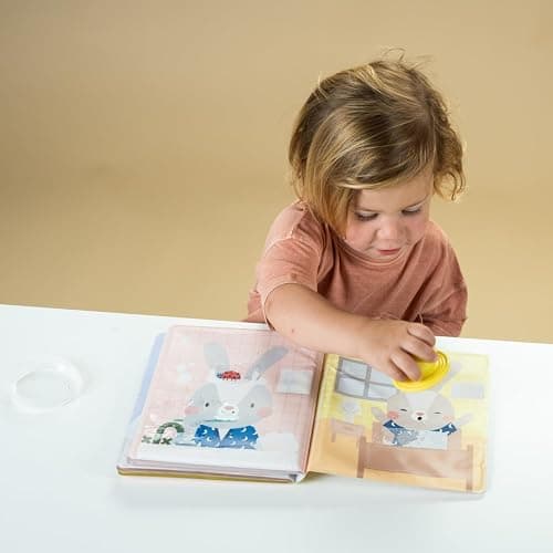 Taf Toys water reveal pad with Magic Stamp Interactive Reusable Water-Reveal Activity book for Toddlers 18 month, Non-Toxic & Quick-Drying Baby water magic for Toddler and Infants, Perfect Shower Gift thumbnail 9
