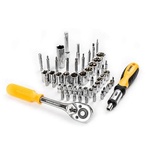 DEKOPRO 228 Piece Socket Wrench Auto Repair Tool Combination Package Mixed Tool Set Hand Tool Kit with Plastic Toolbox Storage Case thumbnail 5