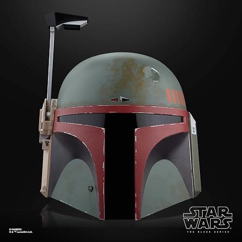 STAR WARS The Black Series Boba Fett (Re-Armored) Premium Electronic Helmet, The Mandalorian Roleplay Collectible for Kids Ages 14 and Up thumbnail 10