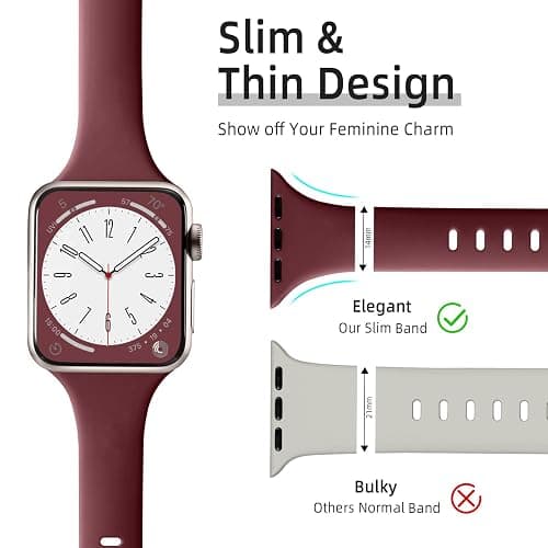 Lerobo Slim Band Compatible with Apple Watch  thumbnail 2