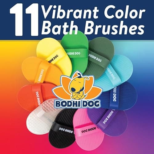 Bodhi Dog Shampoo Brush - Pet Grooming & Bath Supplies for Cats and Dog Bath Brush for Long & Short Hair - Premium Scrubber for Shower, Bathing & Massage - (One Pack, Pink) thumbnail 3