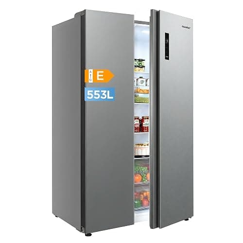 Comfee RCS536LS01EU(E) Réfrigérateur Combiné No Frost De 553 Litres, 347 L Pour Le Réfrigérateur + 206 L Pour Le Congélateur, Double Porte, Sans Givre, Efficace, Spacieux Pour La Famille, Blanc - Image 1