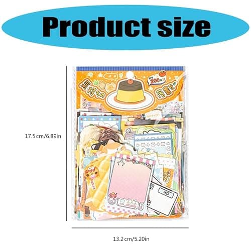 ffgguuiic Vintage Note Paper 200 Sheets Scrapbooking Decorative Paper Novelty Note Memo Pad for Scrapbooking Journal Planner thumbnail 2