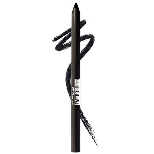 Maybelline TattooStudio Long-Lasting Sharpenable Eyeliner Pencil, Glide on Smooth Gel Pigments with 36 Hour Wear, Waterproof, Deep Onyx, 1 Count - Image 1
