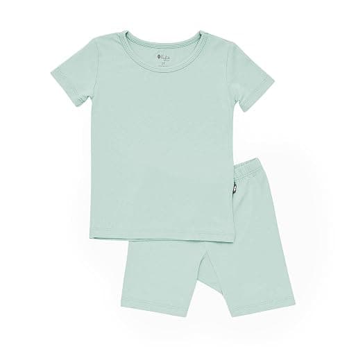 KYTE BABY, Short Sleeve Toddler Pajama Set, 97% Rayon made from Bamboo, 3% Spandex - Image 1