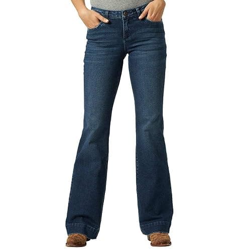 Wrangler Women's Retro Mae Mid Rise Wide Leg Trouser Jean thumbnail 2